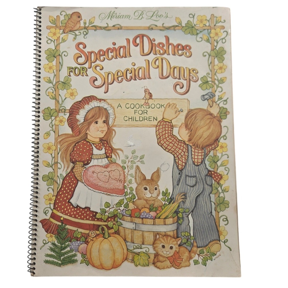 Vintage 1980 Special Dishes for Special Days Children's Cookbook Recipe Holiday